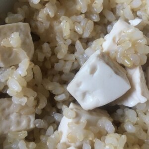 ダイエットに！かさまし！お豆腐炊き込みごはん